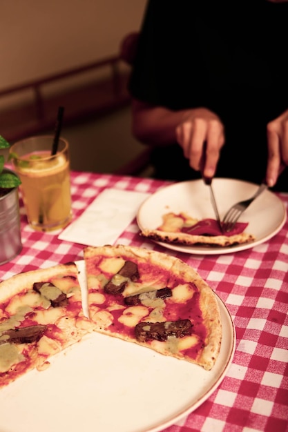 Délicieux mélange de pizza Cuisine italienne