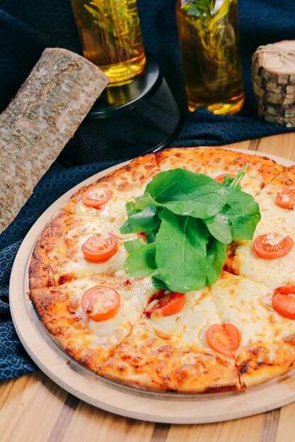 Délicieux mélange de pizza Cuisine italienne