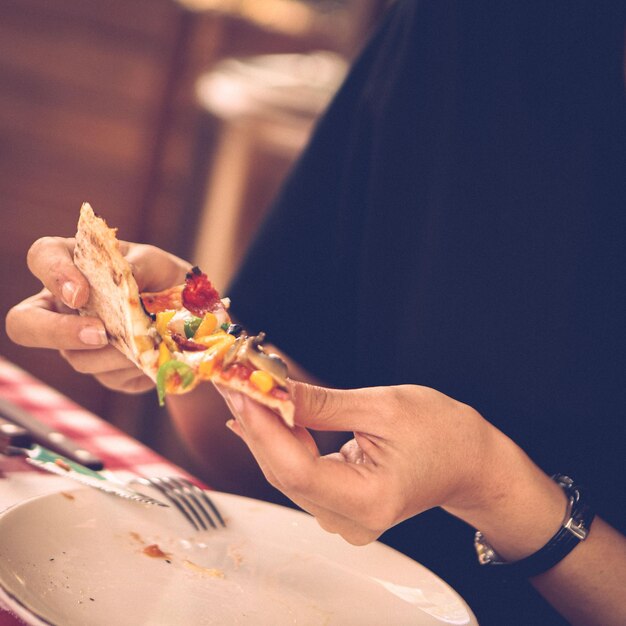 Délicieux mélange de pizza Cuisine italienne