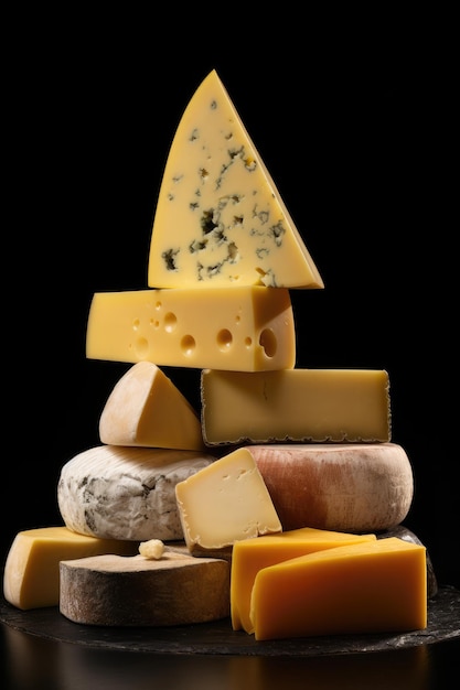 Délicieux morceaux de fromage