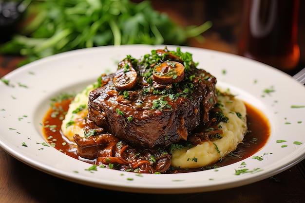 Délicieux Ossobuco Élégance Culinaire Italienne