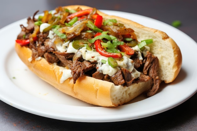 Délicieux Philadelphia Cheesesteak Generative AI