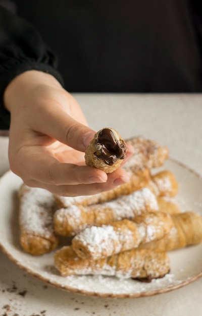 Délicieux plat de tequenos traditionnel