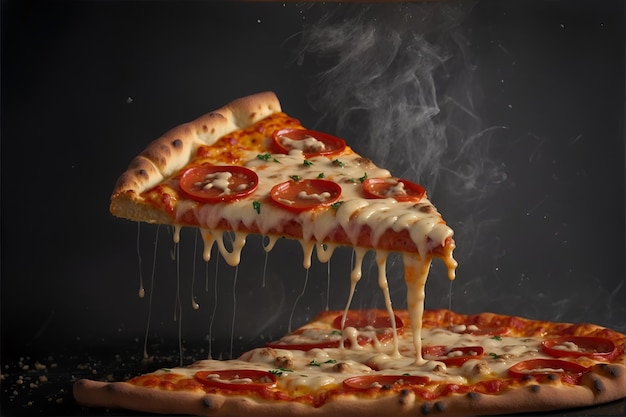 Délicieux sac à pizza pour les publicités