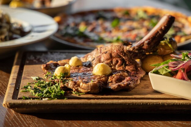 Délicieux steak pour le dîner