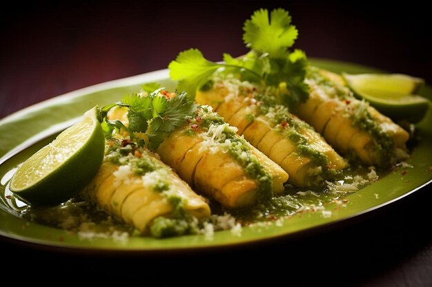 Un délicieux tamal de citron vert