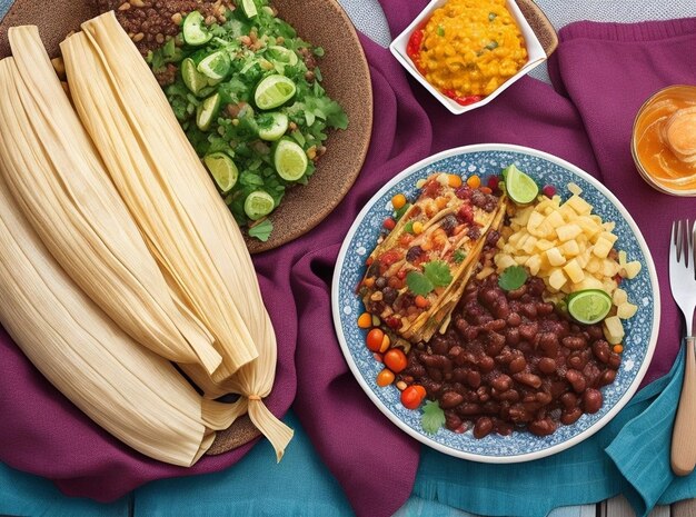 Des délicieux tamales mexicains.