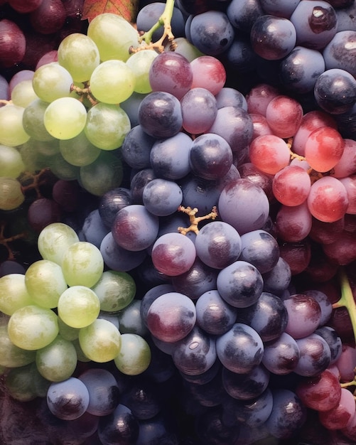 Delicious_dark_green_grapes_upclose_