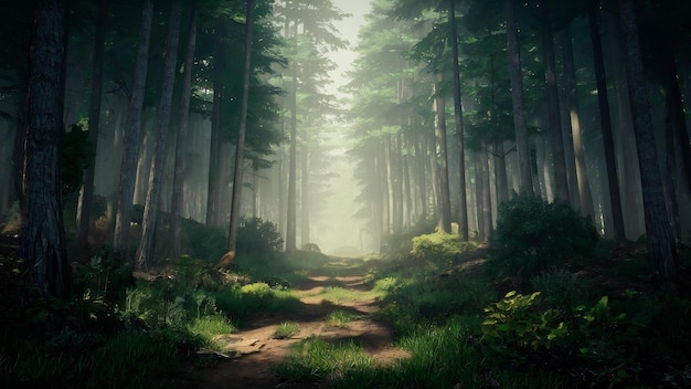 Délimitation des terres par des arbres