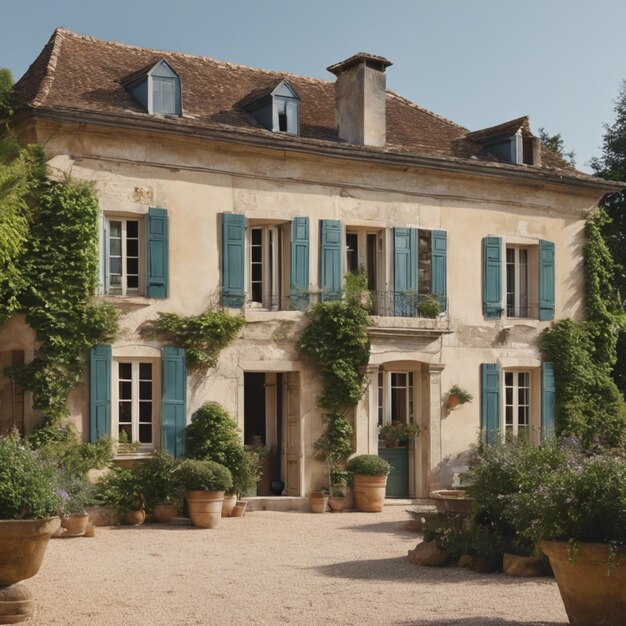 Photo des demeures françaises enchanteuses qui capturent l'âme de l'élégance rurale