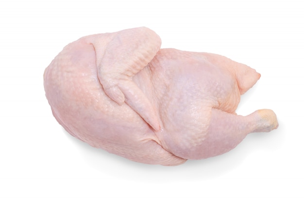 Demi poulet cru