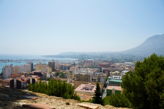 Denia alicante vue du château