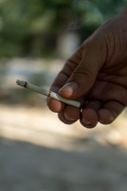 Photo la dépendance au tabac au niveau psychologique