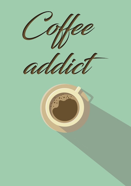 Dépendant du café
