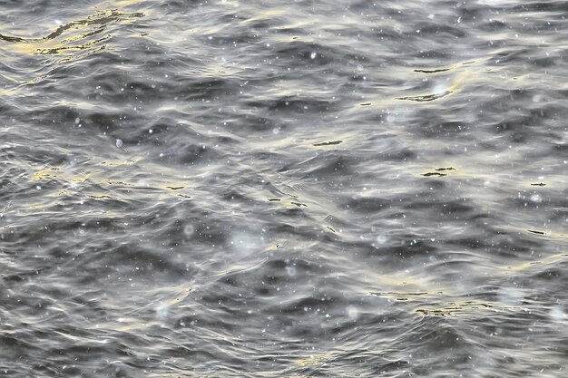 dérive de glace de printemps sur la rivière / texture de fond glace flottante, mars sur la rivière