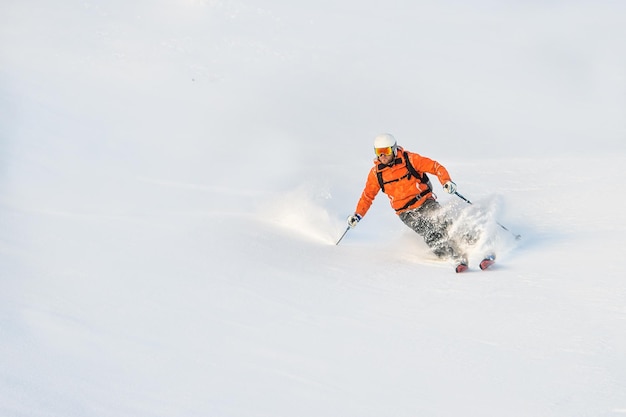 Descente ski tourisme