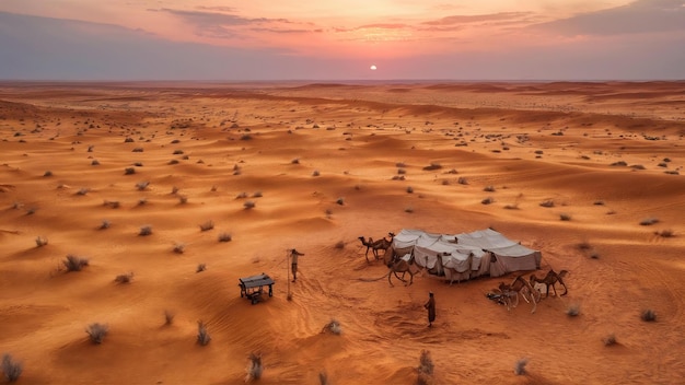 Le désert du Sahara au Soudan