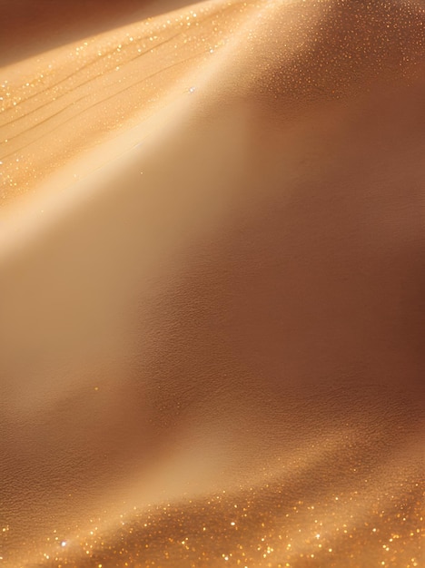 Un désert avec une dune de sable au loin