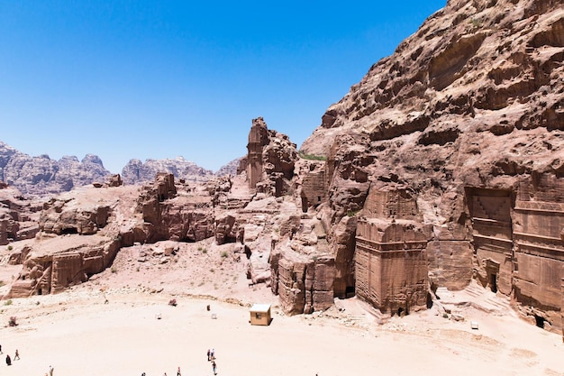 Désert jordanien à Petra