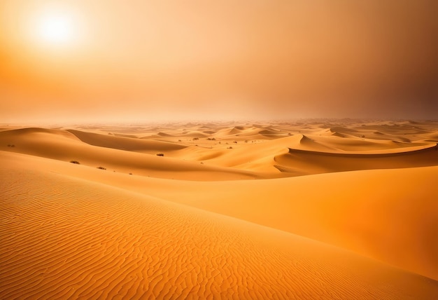 Un désert mystique rempli de tempêtes de sable et de mirages.