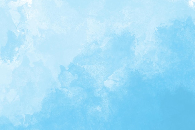 Design abstrait bleu doux avec une aquarelle calme et élégante