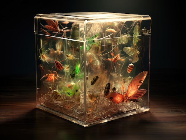 Design d'aquarium papier peint HD 8K Image photographique en stock