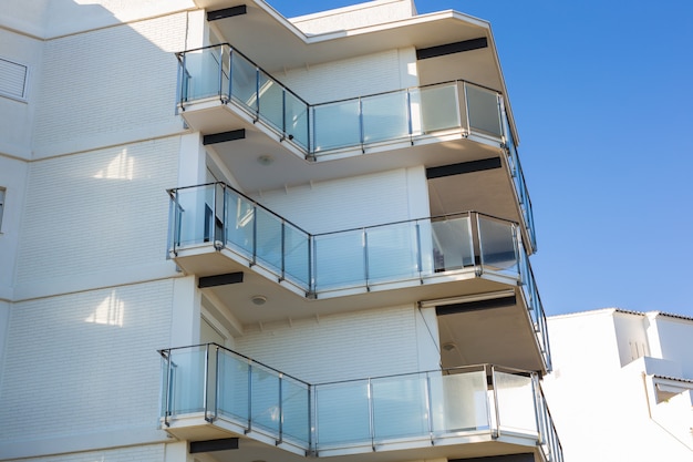 Design architecture et concept extérieur de balcons modernes