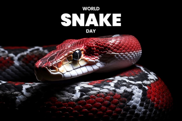 Le design du collage de la bannière du serpent