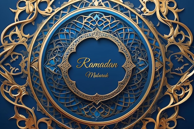 Photo le design du post ramadan mubarak