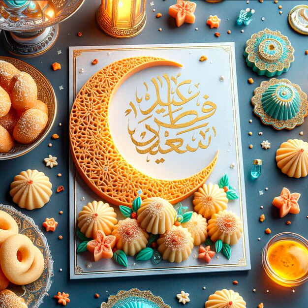 Le design d'Eid Mubarak