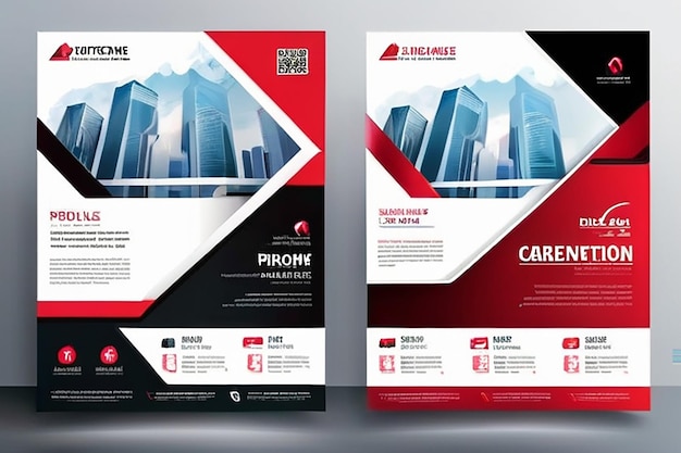 Design de flyer polyvalent pour les entreprises modernes et modèle de page de couverture de l'entreprise