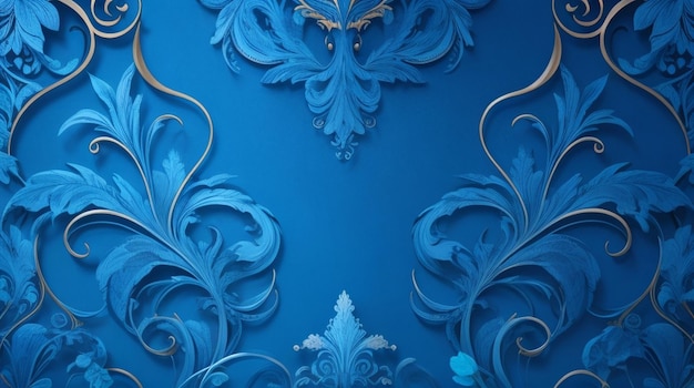 Design de fond bleu abstrait de luxe