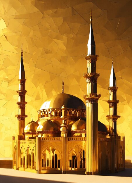 Design gold Mosque Pop Art 8k lumières de jour32 edgar degas1 beige1 carton5 défocalisation05