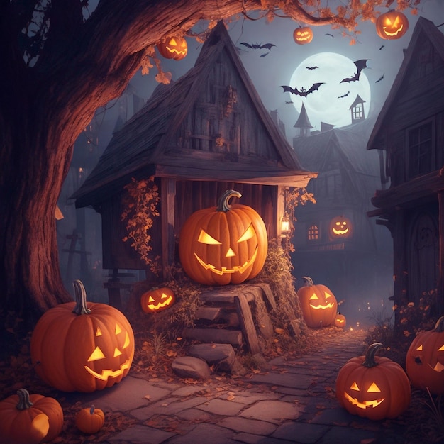 Le design d'Halloween