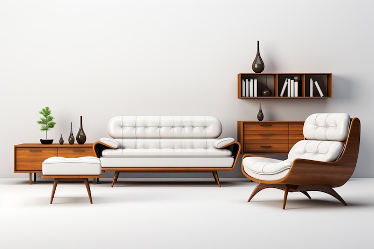 Photo design d'intérieur de salon moderne