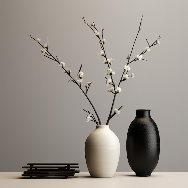 design d'intérieur de vase minimal