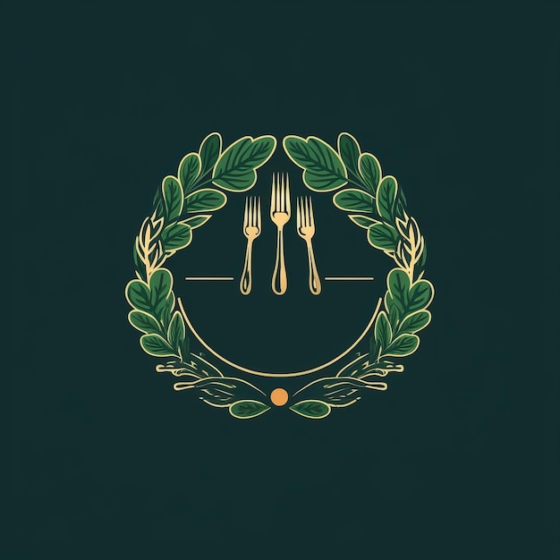 Design de logo de légumes et de fruits frais et dynamiques par IA générative