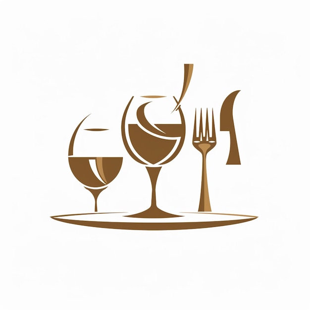 Design de logo de marque pictorielle pour un restaurant