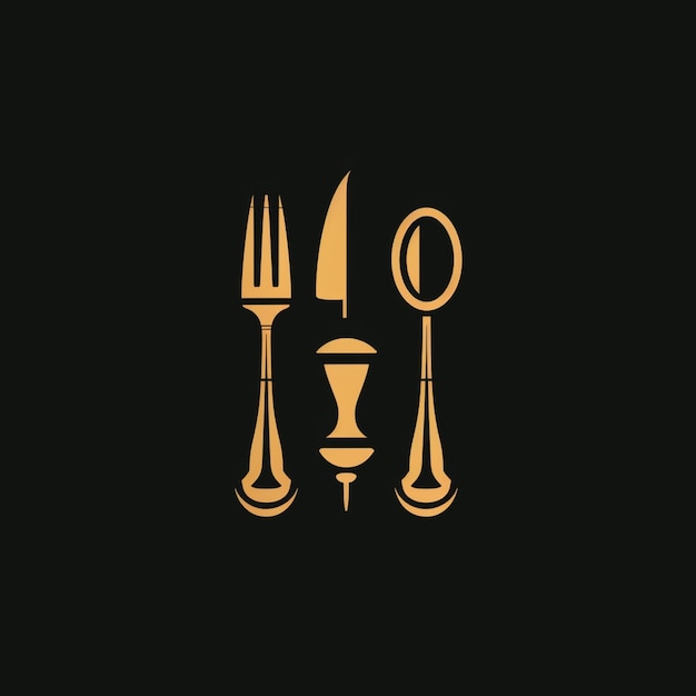 Design de logo de marque pictorielle pour un restaurant