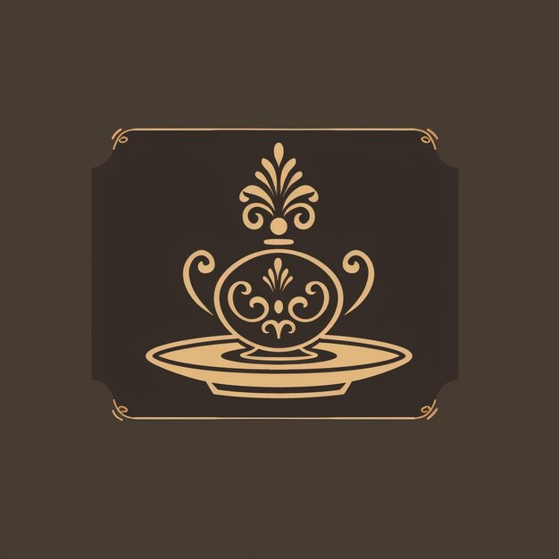 Photo design de logo de marque pictorielle pour un restaurant