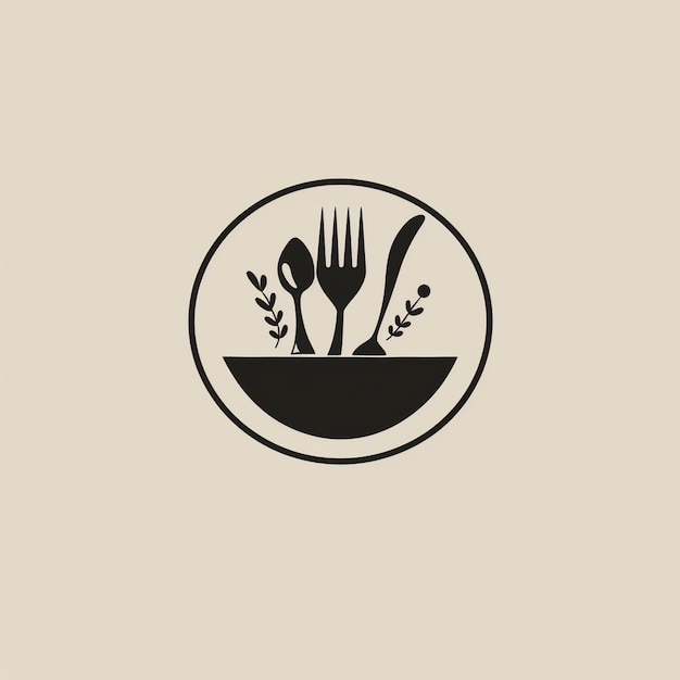 Design de logo de marque pictorielle pour un restaurant