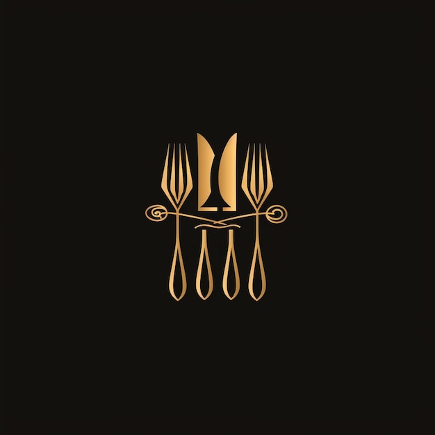 Design de logo de marque pictorielle pour un restaurant