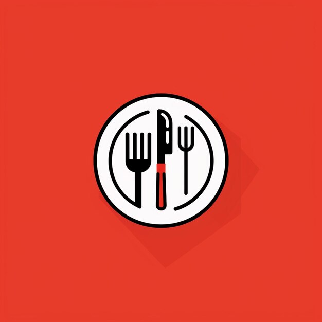 Design de logo de marque pictorielle pour un restaurant