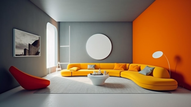 Un design minimaliste avec une palette de couleurs audacieuses