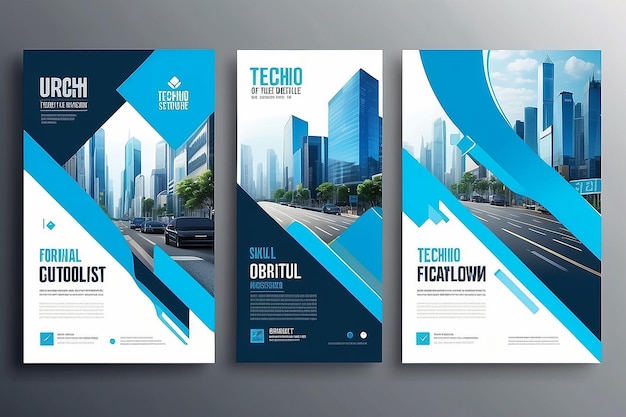 Photo design pour la couverture de la brochure d'affaires info cadre de bannière feuille de titre modèle de jeu mockup de flyer techno ou police de texte publicitaire