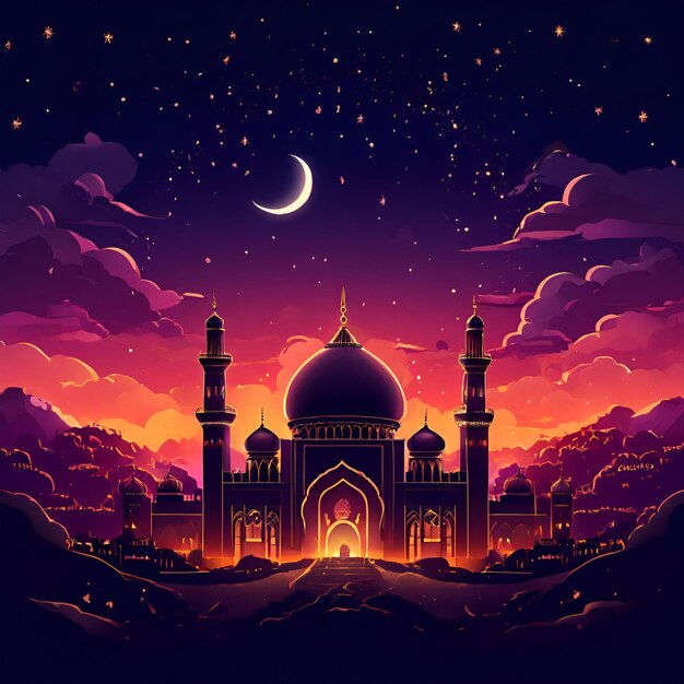design de ramadan papier peint de ramadan bannière de ramadan