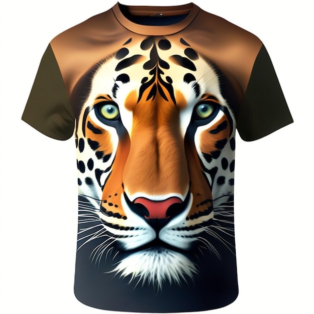 Photo un design de t-shirt 3d parfait et réaliste