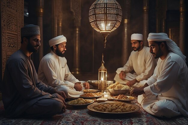 Photo le désing du ramadan