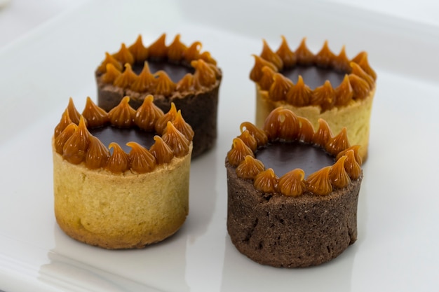 Dessert au chocolat et au dulce de leche