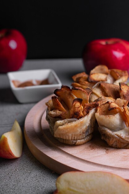 Dessert aux pommes